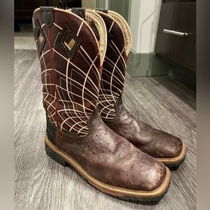 Justin Waterproof Men’s Work Boots Size 11D Super Good Condition!